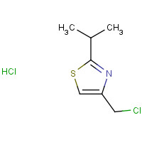 65386-28-9 4-(Chloromethyl)-2-isopropyl]-4-thiazolyl,Hydrochloride Salt chemical structure