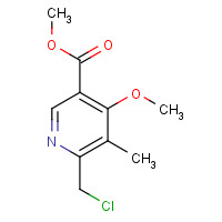 120003-81-8 6-(Chloromethyl)-4-methoxy-5-methyl Nicotinic Acid Methyl Ester chemical structure