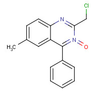 94206-84-5 2-(Chloromethyl)-6-methyl-4-phenyl-quinazoline 3-Oxide chemical structure