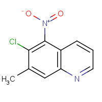 86984-28-3 6-Chloro-7-methyl-5-nitroquinoline chemical structure