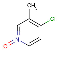 1073-34-3 4-Chloro-3-methylpyridine 1-Oxide chemical structure