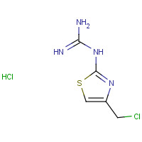 69014-12-6 1-(4-Chloromethyl-2-thiazoyl)guanidine Hydrochloride Salt chemical structure