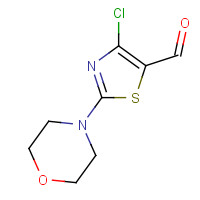 129880-84-8 4-Chloro-2-(4-morpholinyl)-5-thiazolecarboxaldehyde chemical structure