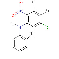 129973-73-5 5-Chloro-2-nitrodiphenylamine-d5 chemical structure