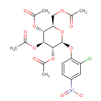 35023-71-3 2-Chloro-4-nitrophenyl-2,3,4,6-tetra-O-acetyl-b-D-glucopyranoside chemical structure