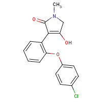 934996-78-8 3-[2-(4-Chlorophenoxy)phenyl]-1,5-dihydro-4-hydroxy-1-methyl-2H-pyrrol-2-one chemical structure