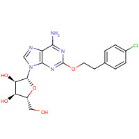 131865-88-8 2-[2-(4-Chlorophenyl)ethoxy]adenosine chemical structure