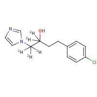 1185063-39-1 4-(4-Chlorophenyl)-1-imidazol-1-yl-(butan-d5)-2-ol chemical structure