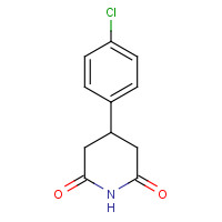 84803-46-3 4-(4-Chlorophenyl)-2,6-piperidinedione chemical structure