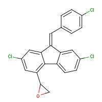 252990-29-7 (E,Z)-9-(4-Chlorophenyl)methylene-5-oxiranyl-2,7-dichlorofluorene chemical structure