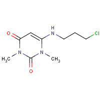 34654-81-4 6-(3-Chloropropylamino)-1,3-dimethyl-2,4(1H,3H)-pyrimidinedione chemical structure