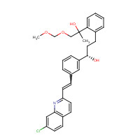 184764-20-3 2-[3-(S)-[3-(2-(7-Chloro-2-quinolinyl)ethenyl)phenyl]-3-hydroxypropyl]phenyl-2-(1'-hydroxy-2'-methoxymethyl)propanol chemical structure