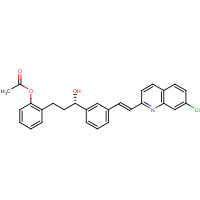 184764-13-4 1-[2-[(3S)-3-[3-[(1E)-2-(7-Chloro-2-quinolinyl)ethenyl]phenyl]-3-hydroxypropyl]phenyl]acetate chemical structure