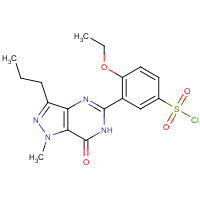 139756-22-2 5-(5-Chlorosulfonyl-2-ethoxyphenyl)-1-methyl-3-propyl-1,6-dihydro-7H-pyrazolo[4,3-d]pyrimidin-7-one chemical structure