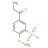 932896-41-8 1-(3'-Chlorosulfonyl-4'-methoxyphenyl)-1-propanone chemical structure