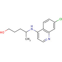 10500-64-8 4-[(7-Chloro-4-quinolinyl)amino]-1-pentanol chemical structure