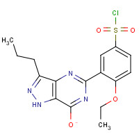 139756-31-3 5-(5-Chlorosulfonyl-2-ethoxyphenyl)-3-propyl-1,6-dihydro-7H-pyrazolo[4,3-d]pyrimidin-7-one chemical structure
