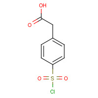 22958-99-2 4-Chlorosulfonylphenylacetic Acid chemical structure