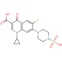 105093-21-8 Ciprofloxacin Piperazinyl-N4-sulfate chemical structure