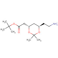 1105067-89-7 (4S,trans)-1,1-Dimethylethyl-6-aminoethyl-2,2-dimethyl-1,3-dioxane-4-acetate chemical structure