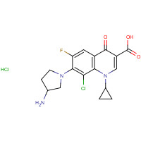 105956-99-8 Clinafloxacin Hydrochloride chemical structure