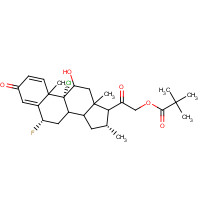 34097-16-0 Clocortolone Pivalate chemical structure