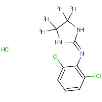 67151-02-4 Clonidine-d4 Hydrochloride chemical structure