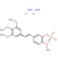 168555-66-6 Combretastatin A4 Phosphate Disodium Salt chemical structure