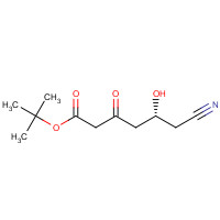 125988-01-4 (5R)-6-Cyano-5-hydroxy-3-oxo-hexanoic Acid tert-Butyl Ester chemical structure