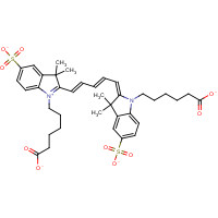252255-40-6 Cyanine 5 Bihexanoic Acid Dye,Potassium Salt chemical structure