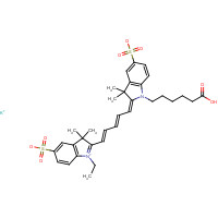 449175-58-0 Cyanine 5 Monofunctional Hexanoic Acid Dye,Potassium Salt chemical structure