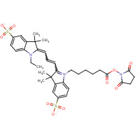 945529-56-6 Cyanine 3 Monofunctional Hexanoic Acid Dye,Succinimidyl Ester,Potassium Salt 85% chemical structure