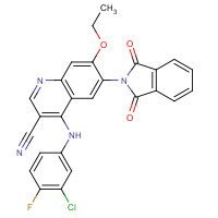 915945-40-3 3-Cyano-4-(3-chloro-4-fluoroanilino)-7-ethoxy-6-(phthalimidyl)quinoline chemical structure