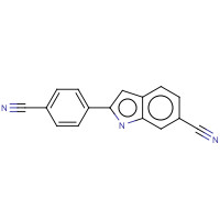 28719-00-8 6-Cyano-2-(4-cyanophenyl)indole chemical structure