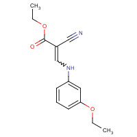 909513-02-6 2-Cyano-3-[(3-ethoxyphenyl)amino]-2-propenoic Acid Ethyl Ester chemical structure