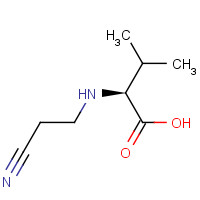 51078-49-0 N-(2-Cyanoethyl)-L-valine chemical structure