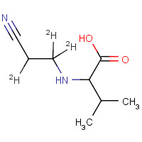 160210-22-0 N-(2-Cyanoethyl-d3)-L-valine chemical structure