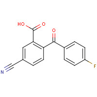 411221-51-7 5-Cyano-2-(4-fluorobenzoyl)benzoic Acid chemical structure