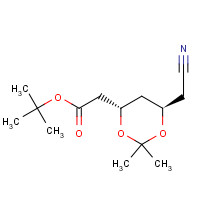 186508-95-2 (4S,6R)-6-(Cyanomethyl)-2,2-dimethyl-1,3-dioxane-4-acetic Acid tert-Butyl Ester chemical structure