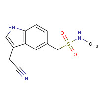 88918-76-7 3-(Cyanomethyl)-N-methyl-1H-indole-5-methanesulfonamide chemical structure