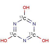 201996-37-4 Cyanuric Acid-13C3 chemical structure