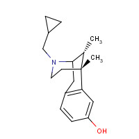 7313-86-2 (-)-Cyclazocine chemical structure