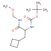 394735-18-3 N-[1-(Cyclobutylmethyl)-2-(methoxymethylamino)-2-oxoethyl]-carbamic Acid 1,1-Dimethylethyl Ester chemical structure