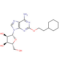 131933-18-1 2-(2-Cyclohexylethoxy)adenosine chemical structure
