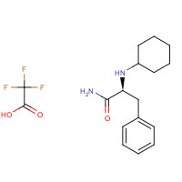 200274-80-2 N-Cyclohexyl-L-phenylalaninamide Mono(trifluoroacetate) chemical structure