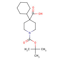 273378-16-8 4-Cyclohexyl-1,4-piperidinedicarboxylic Acid tert-Butyl Ester chemical structure