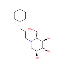 133342-48-0 N-Cyclohexylpropyl Deoxynojirimycin chemical structure