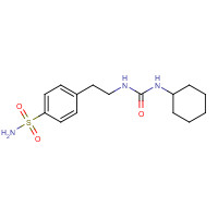 10080-05-4 1-Cyclohexyl-3-(p-sulfamoylphenethyl)urea chemical structure