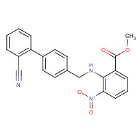 139481-28-0 2-[[(2'-Cyano[1,1'-biphenyl]-4-yl)methyl]amino]-3-nitro-benzoic Acid Methyl Ester chemical structure