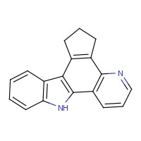 69477-66-3 3,4-Cyclopentenopyrido[3,2-a]carbazole chemical structure